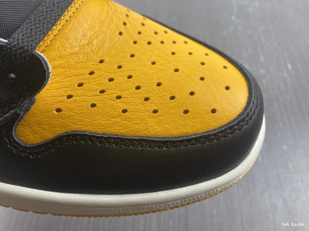 Yellow 1 Air 555088-711 High Toe OG Jordan 0822